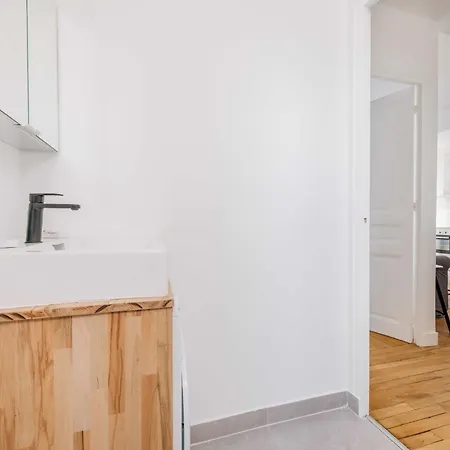 Appt Cosy 1bdr 2 P Proche Buttes Chaumont Daire *